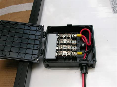 array junction box components|solar panel junction box replacement.